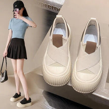 Load image into Gallery viewer, Women's Breathable Mesh Canvas Sneakers | Casual Flat Low-Top Shoes