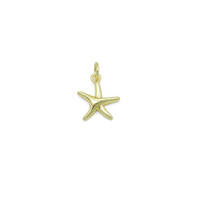Load image into Gallery viewer, Gold Starfish Charm Pendant, Sku#LD694