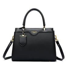 Load image into Gallery viewer, Elegant Patchwork PU Leather Shoulder Tote Bag - Large Capacity Women's Handbag with Phone Pocket