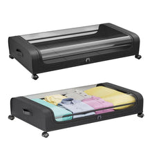 Load image into Gallery viewer, Under-Bed Storage Drawer with Wheels Multipurpose with Clear Window &amp; Label