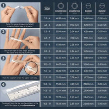 Load image into Gallery viewer, 2-Piece Set: Fashionable Engagement Rings Adorned with Full Rhinestones