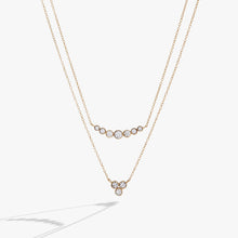 Load image into Gallery viewer, Double-Layer Crystal Necklace