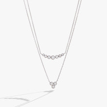 Load image into Gallery viewer, Double-Layer Crystal Necklace