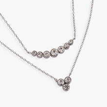 Load image into Gallery viewer, Double-Layer Crystal Necklace