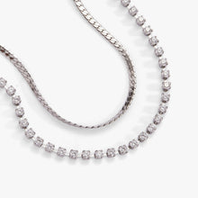 Load image into Gallery viewer, Double Strand Crystal Tennis Chain Bracelet