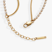 Load image into Gallery viewer, Double Strand Crystal Tennis Chain Bracelet