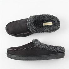 Load image into Gallery viewer, Men's Cotton Slippers Winter Indoor Outdoor Warm Fleece Lined House Shoes