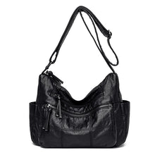 Load image into Gallery viewer, Women's Solid Color Crossbody Shoulder Bag - PU Leather Casual Handbag