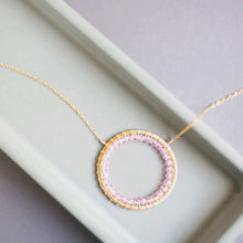 Load image into Gallery viewer, Rose Quartz Halo Jewelry Set