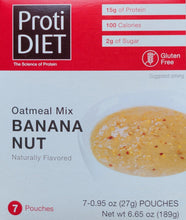 Load image into Gallery viewer, Banana Nut Oatmeal - ProtiDiet