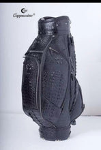 Load image into Gallery viewer, Luxury Crocodile Skin Leather Golf Bag Men's
