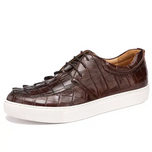 Load image into Gallery viewer, DON JOHN Crocodile Sneakers Handmade Men's