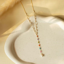 Load image into Gallery viewer, Kensington Necklace - Rainbow Pearl
