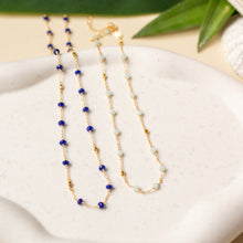 Load image into Gallery viewer, Margarita Chains - Lapis and Chalcedony