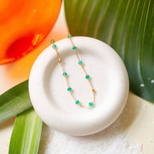 Load image into Gallery viewer, Margarita Chains - Green Onyx, Moonstone, Coral