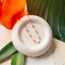Load image into Gallery viewer, Margarita Chains - Green Onyx, Moonstone, Coral