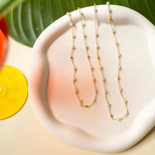 Load image into Gallery viewer, Margarita Chains - Lapis and Chalcedony