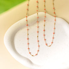 Load image into Gallery viewer, Margarita Chains - Green Onyx, Moonstone, Coral