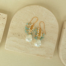 Load image into Gallery viewer, Pearl Gossamer Earrings