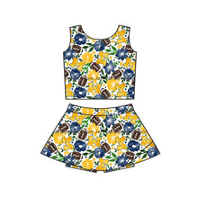 Load image into Gallery viewer, MOQ 5 pcs sleeveless floral M football kids girls team active outfits