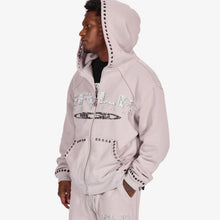Load image into Gallery viewer, Gala Original Harpy Grommet Hoodie - Washed Cement