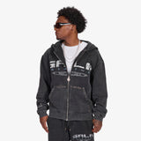 Gala Original Harpy Grommet Hoodie - Washed Black