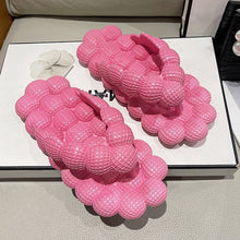 Load image into Gallery viewer, Women's Bubble Slide Sandals | PVC Flat Open-Toe Beach Flip-Flops