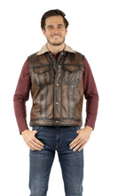 Load image into Gallery viewer, Scully Riverton (2090 Leather) – Men's Vest