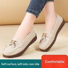 Load image into Gallery viewer, Women's Plus-Size Suede Flat Moccasin Loafers | Slip-On Tassel Shoes
