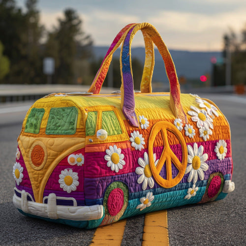 Quilted Embroidery Travel Tote Bag - Multifunctional Sports & Fitness Duffle for Women & Men
