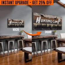Load image into Gallery viewer, Upgrade Your 20x10 Inches 'Fishing And Hunting' (Style 3) Canvas To 48x24 Inches