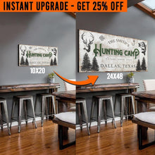 Load image into Gallery viewer, Upgrade Your 20x10 Inches 'Fishing And Hunting' (Style 1) Canvas To 48x24 Inches