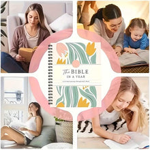 Load image into Gallery viewer, 1-Year Bible Study Plan &amp; Prayer Journal – Undated Spiral Bound