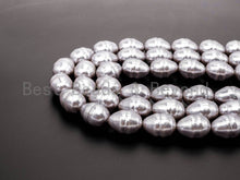 Load image into Gallery viewer, Gray Natural Mother of Pearl Large Baroque shape beads,17x23