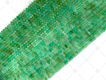 Load image into Gallery viewer, High Quality Chrysoprase Rondelle Smooth Beads, 2x4mm/3x5mm Natural Chrysoprase Beads, 15.5'' Full Strand, Sku#U1249
