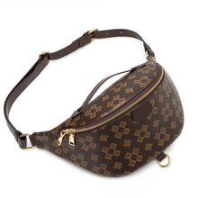 Load image into Gallery viewer, Women's Retro Plaid Crossbody Shoulder Bag - PU Leather Casual Handbag with Adjustable Strap