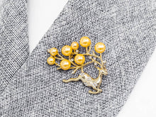 Load image into Gallery viewer, Pave Elk Brooch Jewelry, p40