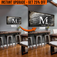 Load image into Gallery viewer, Upgrade Your 20x10 Inches 'Family' (Style 2) Canvas To 48x24 Inches