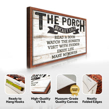 Load image into Gallery viewer, The Porch Bucket Sign