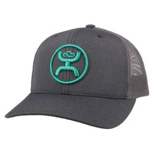 Load image into Gallery viewer, HOOey "O Classic" (Grey/Teal) - Trucker Cap