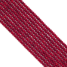 Load image into Gallery viewer, 4x6mm Quality Red Coral Smooth Rondelle Beads, Sku#U1972