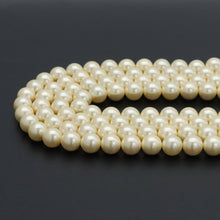 Load image into Gallery viewer, Light Gold MOP Round Smooth Beads, Sku#T175
