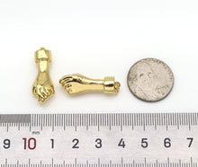 Load image into Gallery viewer, Gold Power Fist Charm, LK528