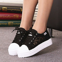 Load image into Gallery viewer, White Canvas Sneakers