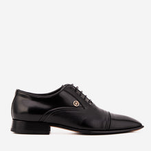 Load image into Gallery viewer, The Rockwell Handmade Black Leather Cap Toe Men Oxford Shoe