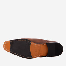 Load image into Gallery viewer, The Rockwell Handmade Tan Leather Cap Toe Oxford Men Shoe