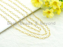 Load image into Gallery viewer, 5x8mm Texturized Oval link chain, wholesale chain, unfinished chain, sku#E501