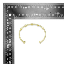 Load image into Gallery viewer, Gold Nut Bolt Adjustable Bracelet cuff, Sku#A281