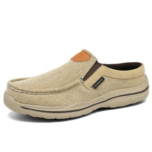 Load image into Gallery viewer, Men's Plus-Size Casual Canvas Slip-On Mules - Breathable Lightweight Outdoor Shoes