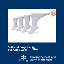 Load image into Gallery viewer, Women's Ultra-Soft Upper Calf Diabetic Socks (4 Pair)